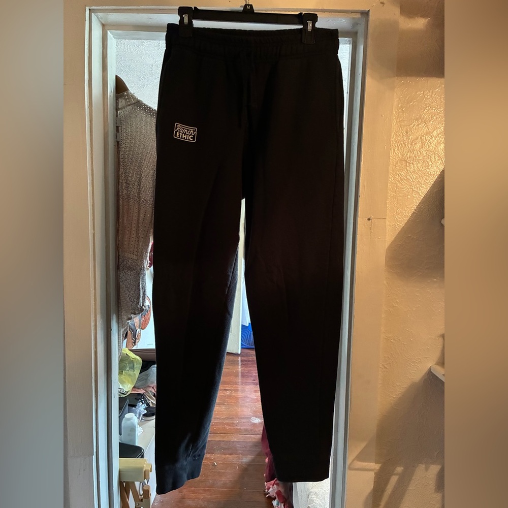 Women’s Black Track Joggers- Ranch Ethic